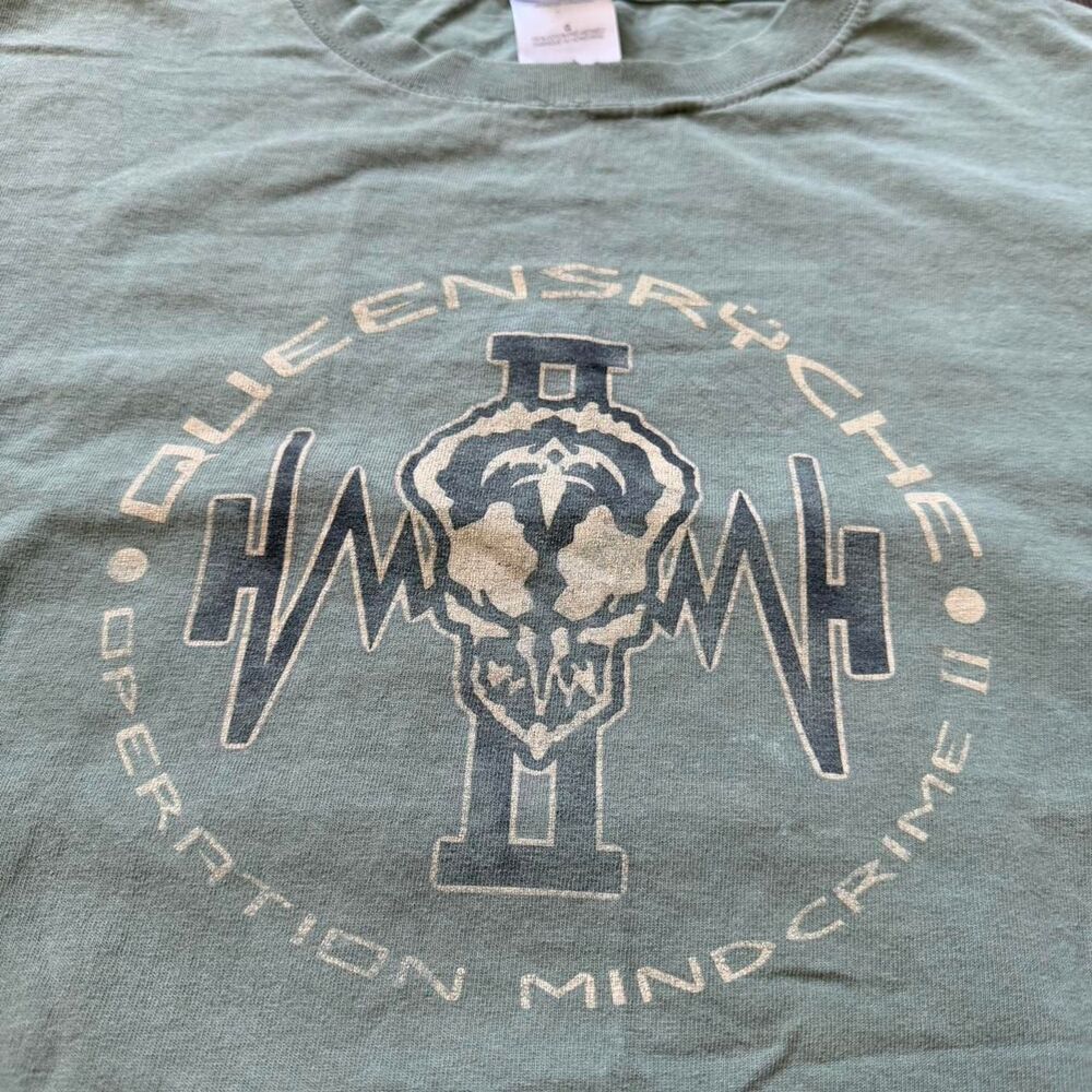 Vntg 90s Queensryche Operation Mindcrime Rock Revenge Redemption Band Metal Tee View 3